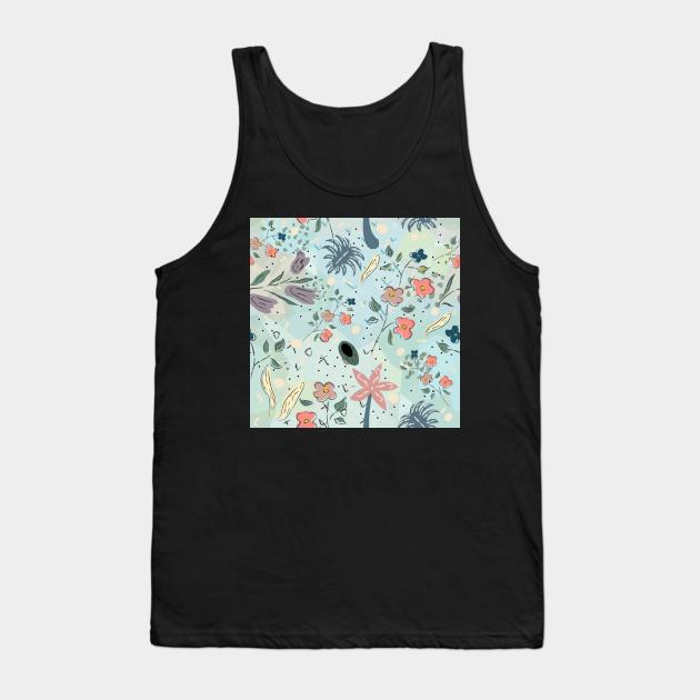 Floral Pattern Tank Top by Creative Meadows